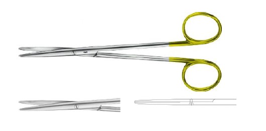 TC БЕБІ-МЕТЦЕНБАУМ НОЖИЦІ ДЕЛ. ПРЯМ. Т/Т145MM